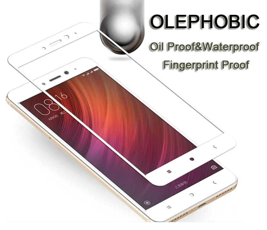 Для Xiaomi Redmi Note 4/Redmi 4 Pro/4X Pro Защитная пленка для экрана 2.5D уровень твердости 9H