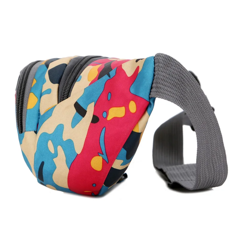 UKQLING Красочные камуфляж сумка Для женщин талии поясная через плечо грудь Сумка