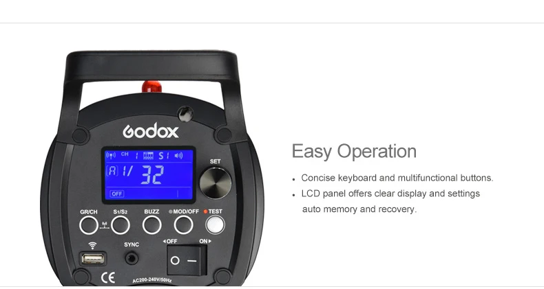 Godox QS400II 2x400 Ws Фотостудия вспышка светильник ing, XPRO триггер, софтбокс, 280 см светильник стенд, сарай дверь, вспышка встроенные приемники