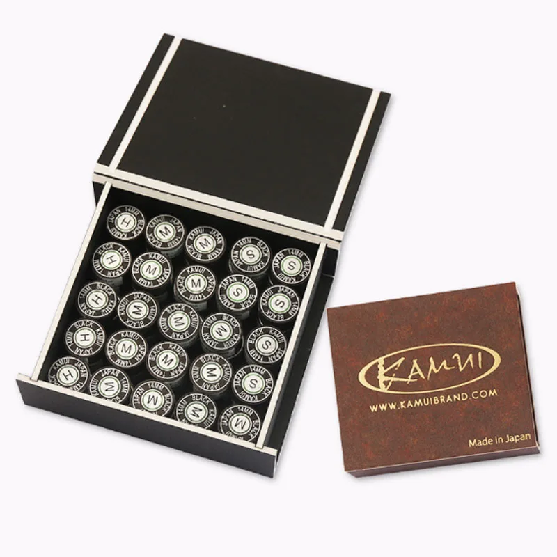 Наконечники для бильярдного кия KAMUI 14 мм черный цвет SS/S/M/H наконечник снукера 11