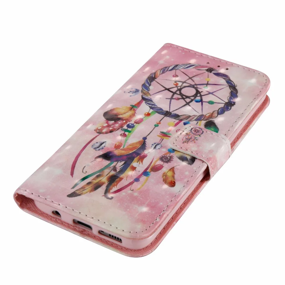 3D painting Case For Samsung Galaxy S8 PU Leather Wallet Flip Cover Phone Coque Fundas Capa |