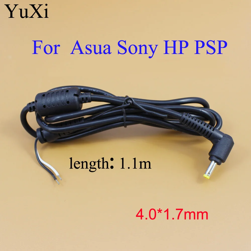 YuXi DC Jack 4 0*1 7 мм L образный адаптер для зарядного устройства штекер питания