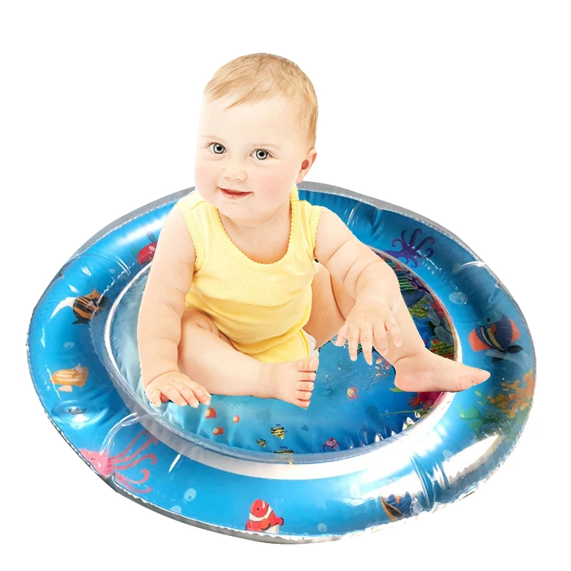 

Factory Direct Sales 2019 Creative Dual Use Toys Baby Inflatable Patted Pad Baby Inflatable Water ICE Cushion Pat Pad