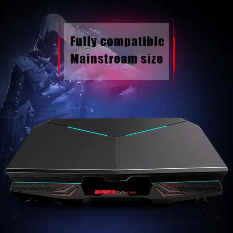 ICE COOREL охлаждающий кулер для ноутбука с процессором 5 вентиляторов 2 USB Регулируемый кулер для ноутбука