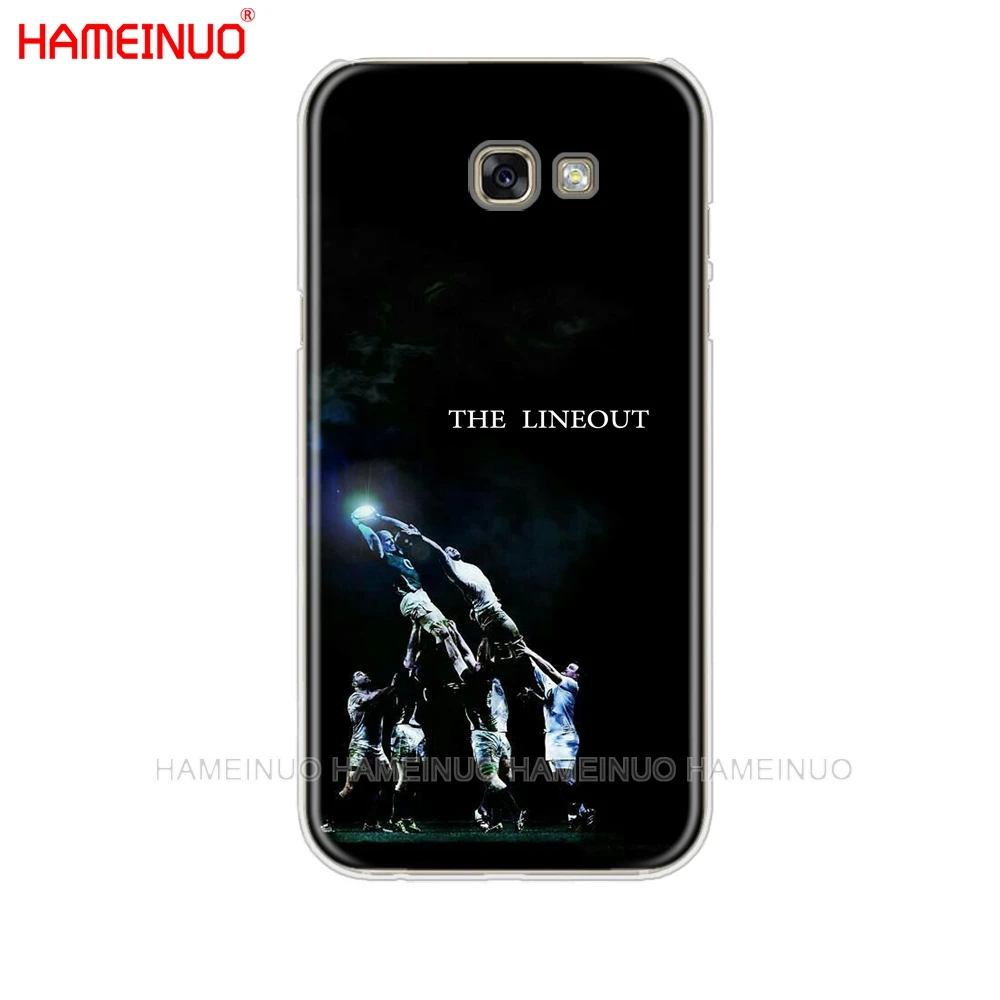 HAMEINUO регби мяч спортивный сотовый телефон чехол для Samsung Galaxy A3 A310 A5 A510 A7 A8 A9 2016 2017