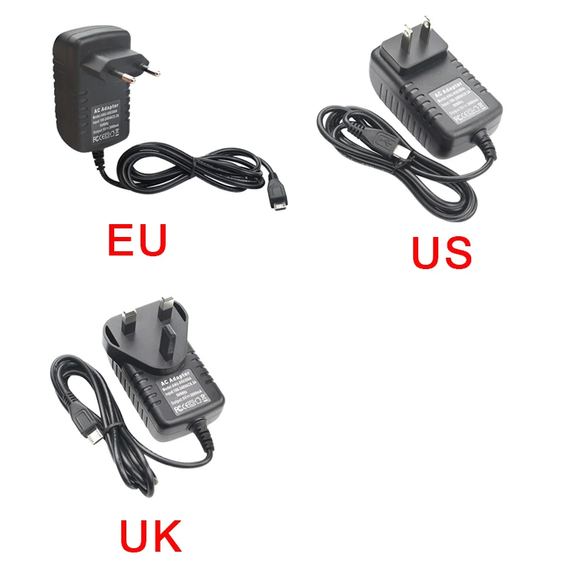 Адаптер питания Raspberry Pi 3 5 В А С портом Micro USB|Детали и аксессуары| |
