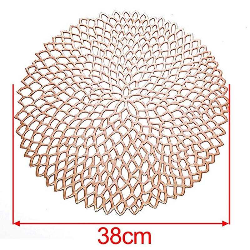 4 шт. Цветочные настольные коврики термостойкие полые изолирующие подложки ПВХ