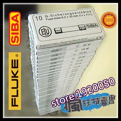 Предохранитель Fluke млн. метров F17B F15B 1000 В FF500mA 6*32 мм|fuse auto|fuse fastfuse 5 |
