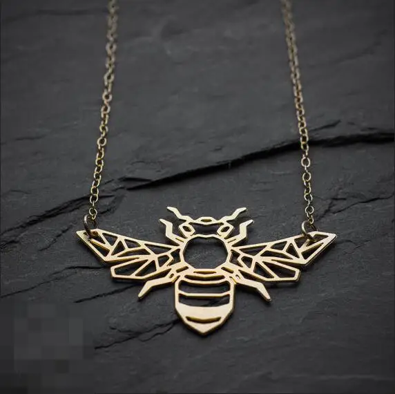 Ожерелье в виде пчелы ожерелье животных оригами кулон насекомых | Украшения и