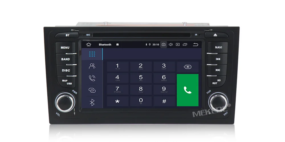 MEKEDE ips Автомобильный мультимедийный плеер, Автомобильная Радио два Din Android 9,0, стерео система для Audi/A6/S6/RS6, gps ram, 2 Гб, DSP, USB DVR, OBD2, FM