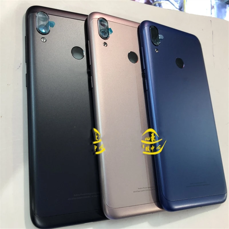 Original For Asus Zenfone Max M2 ZB633KL ZB632KL Back Battery Cover Real Housing Door + Camear Lens Repair Spare Parts | Мобильные