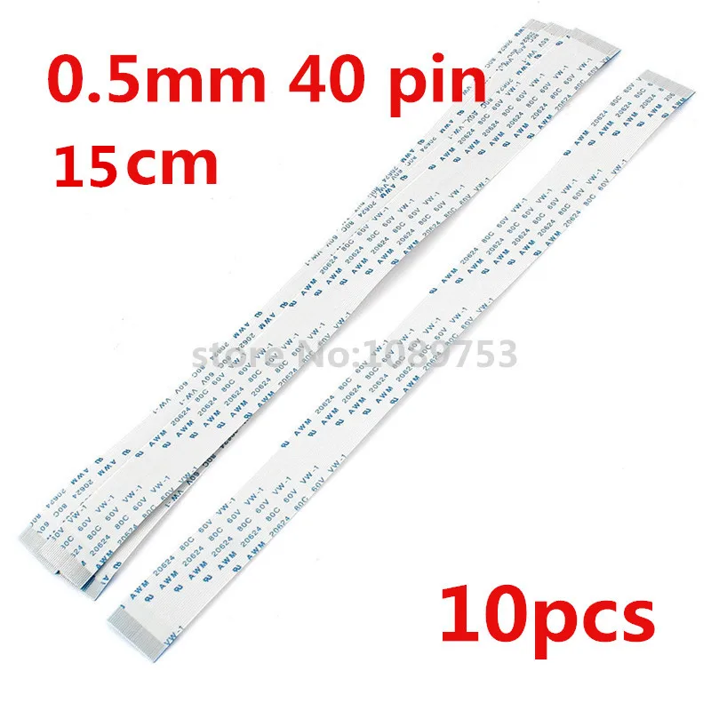10 шт. 15 см 20624 мм 40P AWM 150 0 5 длина Шаг 40Pin Isotropy Гибкий плоский кабель FFC / FPC|awm 20624|fpc ffcffc