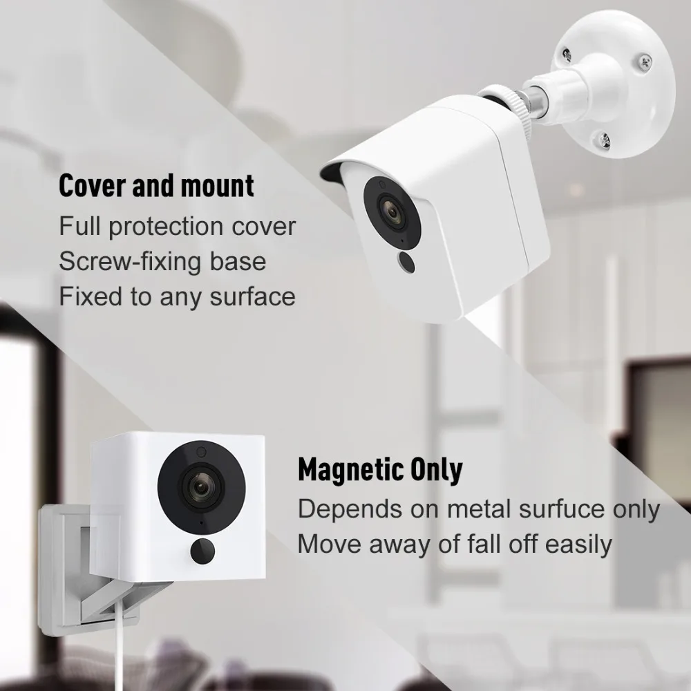Для Xiaomi Mijia Xiaofang Camera 1S/Wyze Cam Настенный Кронштейн 360 градусов Регулируемый Чехол для