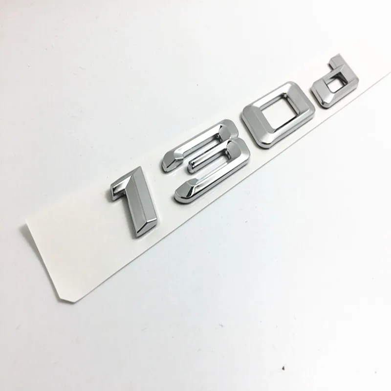 3D ABS Chrome 116d 118d 120d 125d 130d 135d Rear Boot Trunk Lid Emblem Logo Badge For bmw 1 series stickers Car styling | Автомобили и