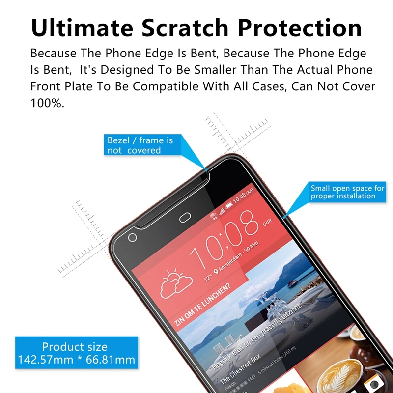 2.5D 0 26 мм 9H Премиум Закаленное стекло для HTC Desire 628 Защитная пленка *|tempered glass|premium