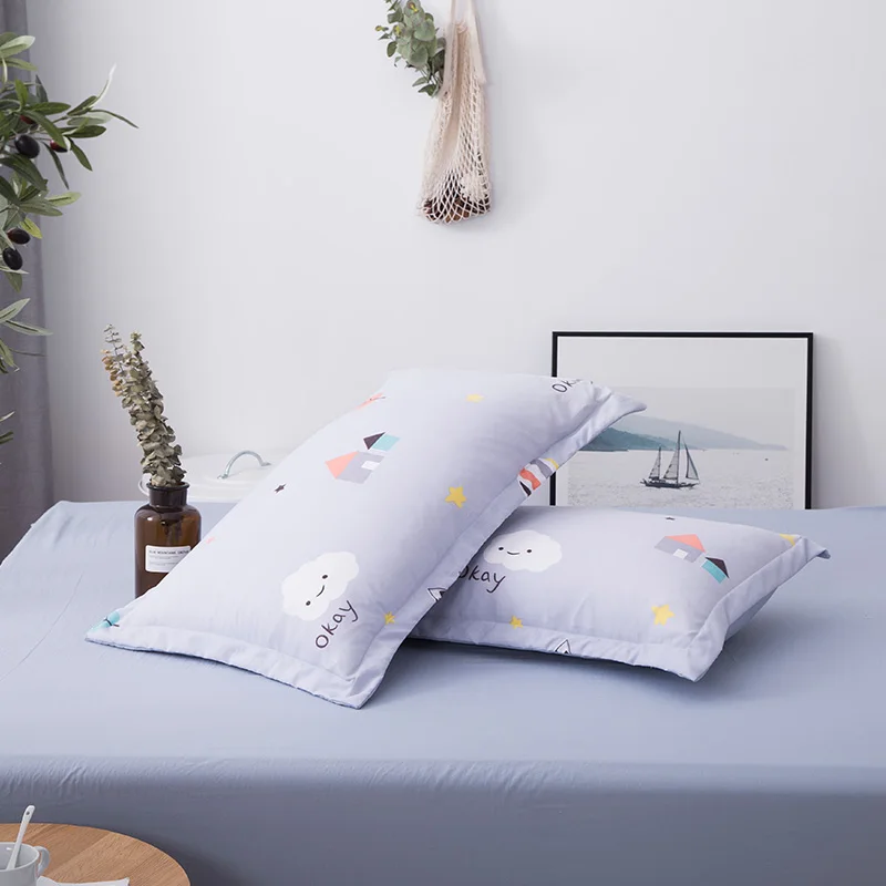 SlowDream мода лето мультфильм постельные принадлежности с принтами деревьев