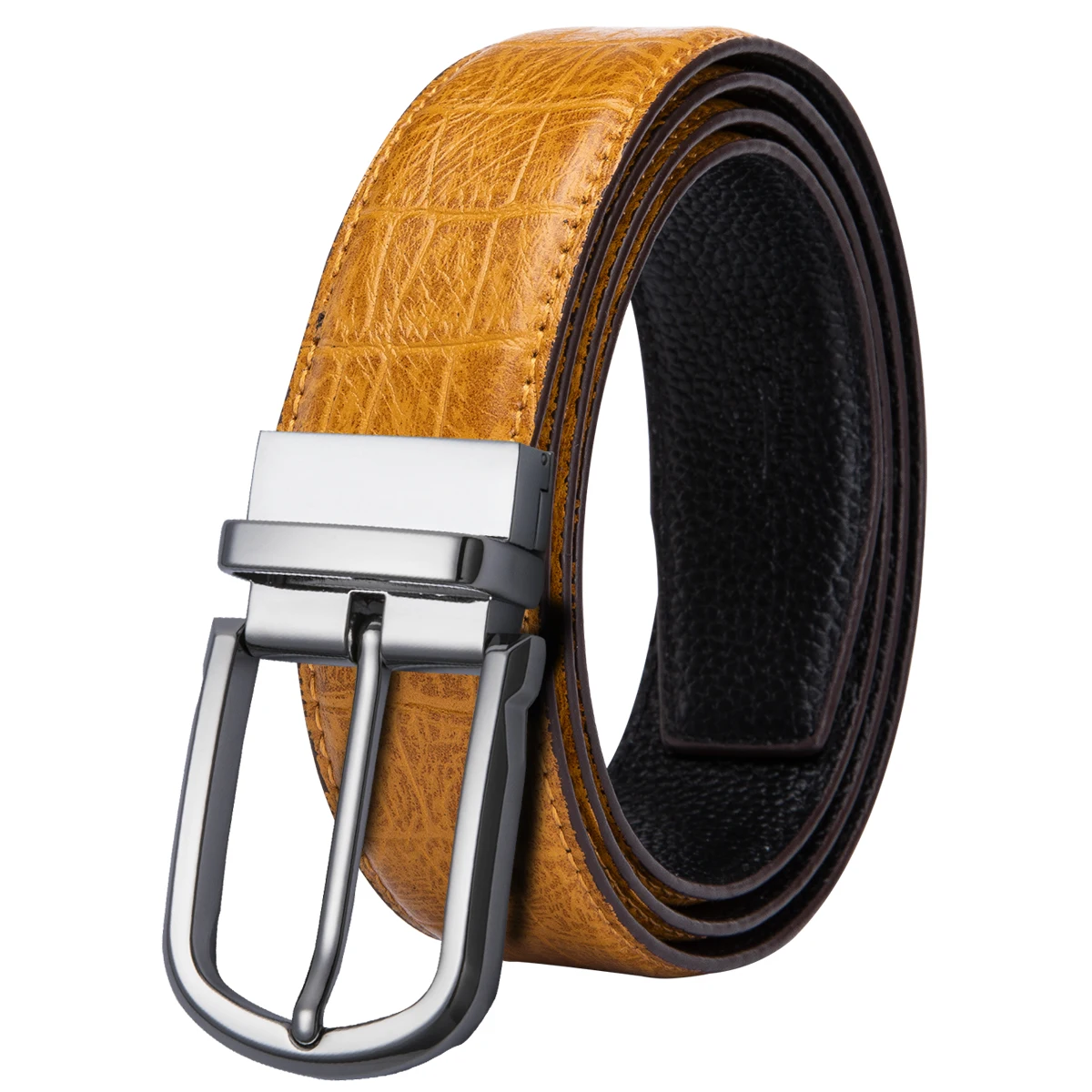 DiBanGu бренд мужской ремень с пряжкой из натуральной кожи для мужчин 3 5 см Широкий