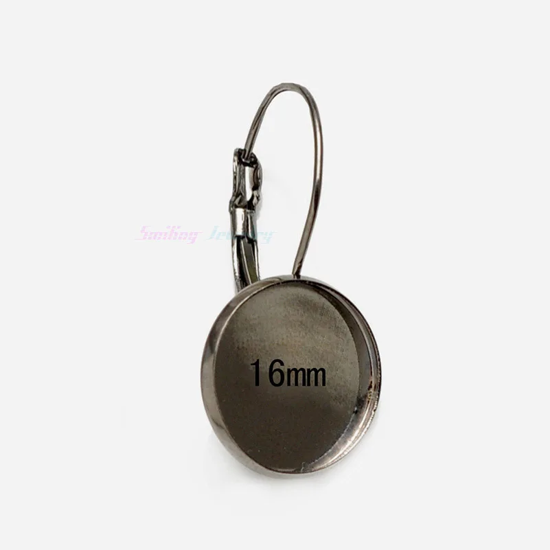 Стеклянные кабошоны 16 мм пустая основа из античной бронзы и меди для французских