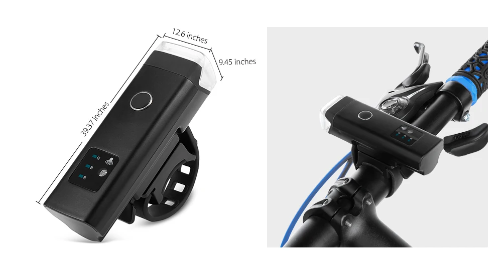 USB Перезаряжаемый водостойкий MTB горный велосипед светодиодный велосипед велосипедный фонарь Передний светодиодная фара для велосипеда Велоспорт Смарт индукция фонарик