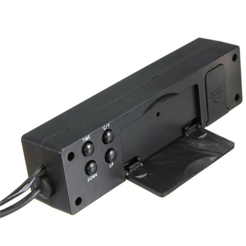 Цифровые часы 3 в 1 с ЖК-дисплеем автомобильные времени для автомобиля термометр