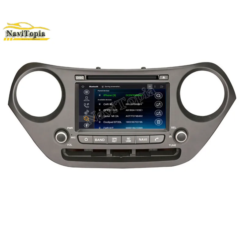 Ectwodvd 4G ram 32G rom Восьмиядерный Android 8 0 автомобильный DVD gps Радио для hyundai I10 2013 2014 2015 2016-