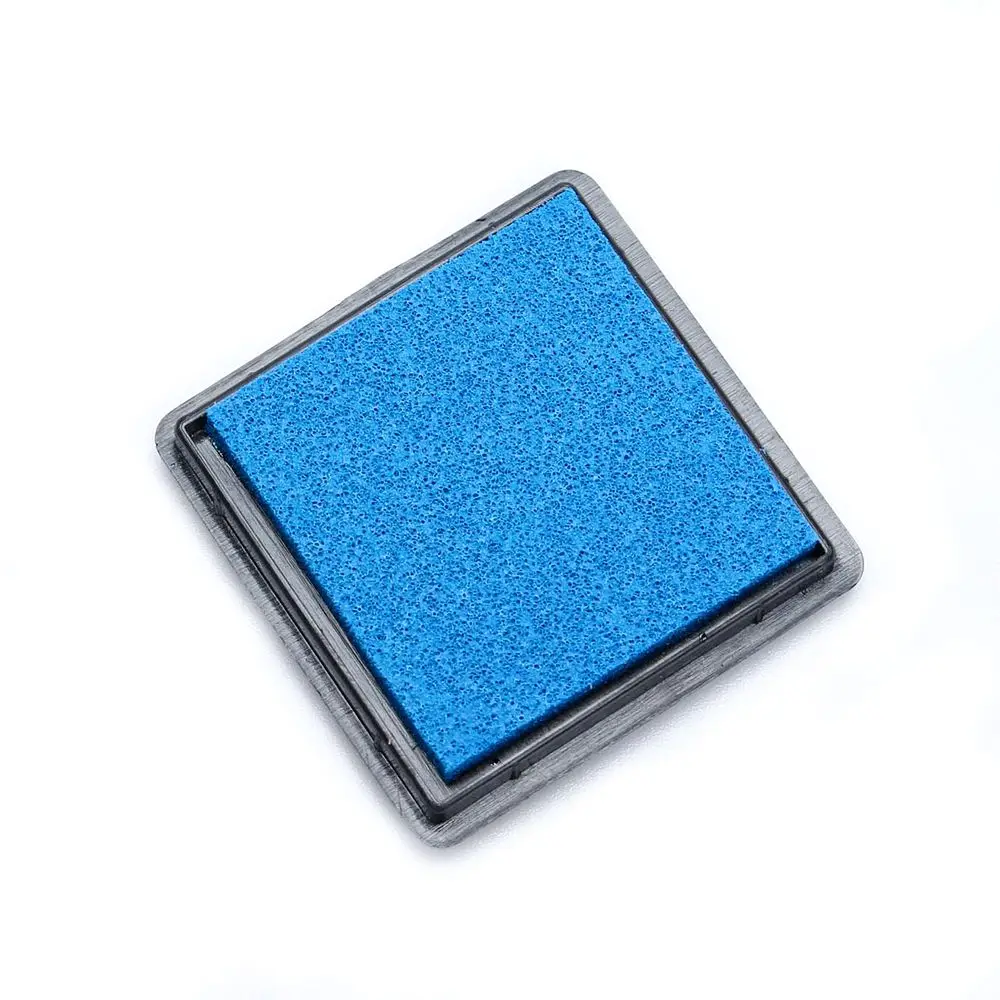 Blue 1 шт акварельные чернильные подушечки на масляной основе для рукоделия, для резиновых штампов, скрапбукинга, свадебного декора, печать пальцев, Водные Цвета - Цвет: Blue