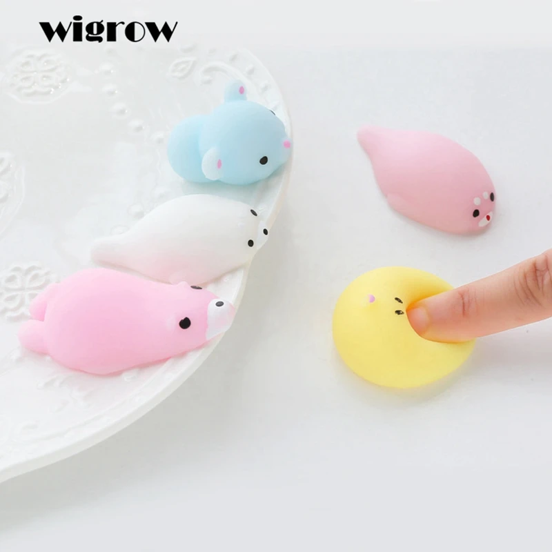 Игрушка для снятия стресса Wigrow Tiny Gift Cute Squishy Mini Animal мягкие силиконовые игрушки