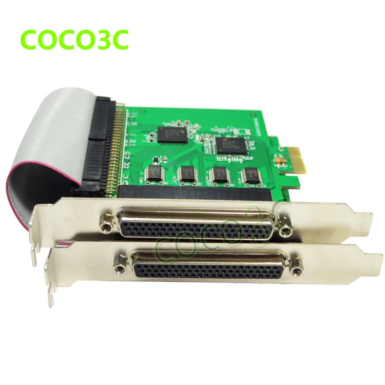 16 Ports RS-232 PCI Express controller card PCIe to multi Serial DB9 converter for Industrial automation XR17V358 Chipset | Компьютеры и