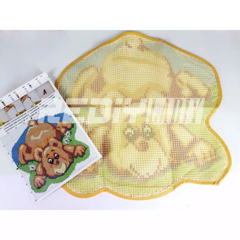 Ковер сделай сам ковер с застежкой на крючок мультяшными совами наборы ковриков