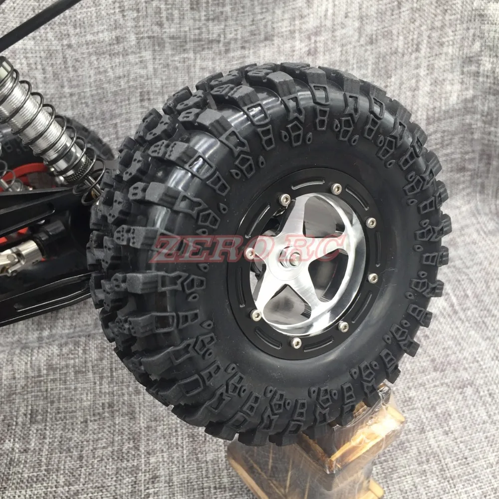 4 шт. осевой WRAITH 2 алюминиевые Beadlock колеса для 1:10 Гусеничный SCX10 Jeep Rc автомобиль