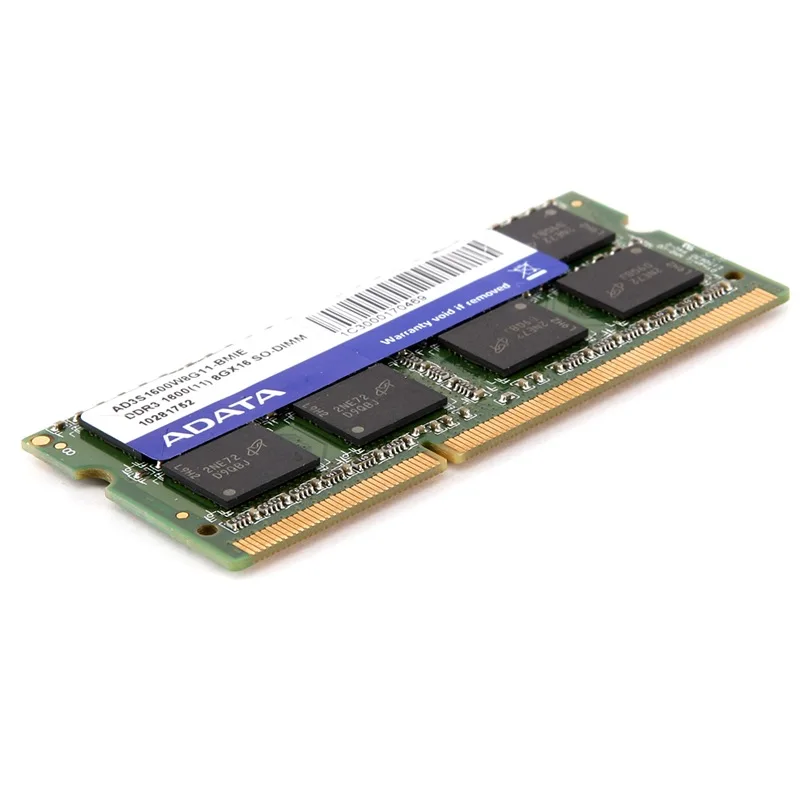 Марка ADATA оперативной памяти ноутбука 8 ГБ 4 2 DDR3L 1600 мГц 1 35 В 204 Pin SO DIMM Совместимость