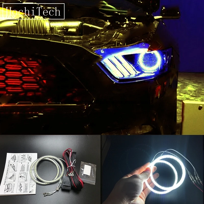 HochiTech ультра яркие красные/зеленые/Белый светодиодный глаза ангела 2500LM 12 В halo