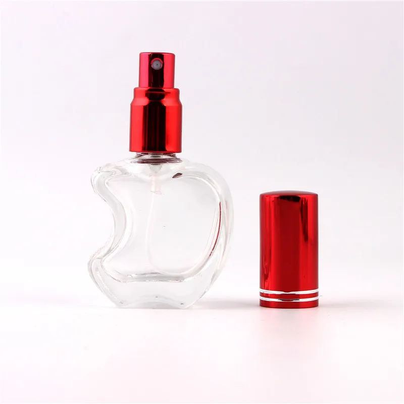 Beauty 10 Colors Stylish 10ml Unique Mini Glass Perfume Bottles With Spray Lovely Apple Style Refillable Parfum Atomizer | Красота и
