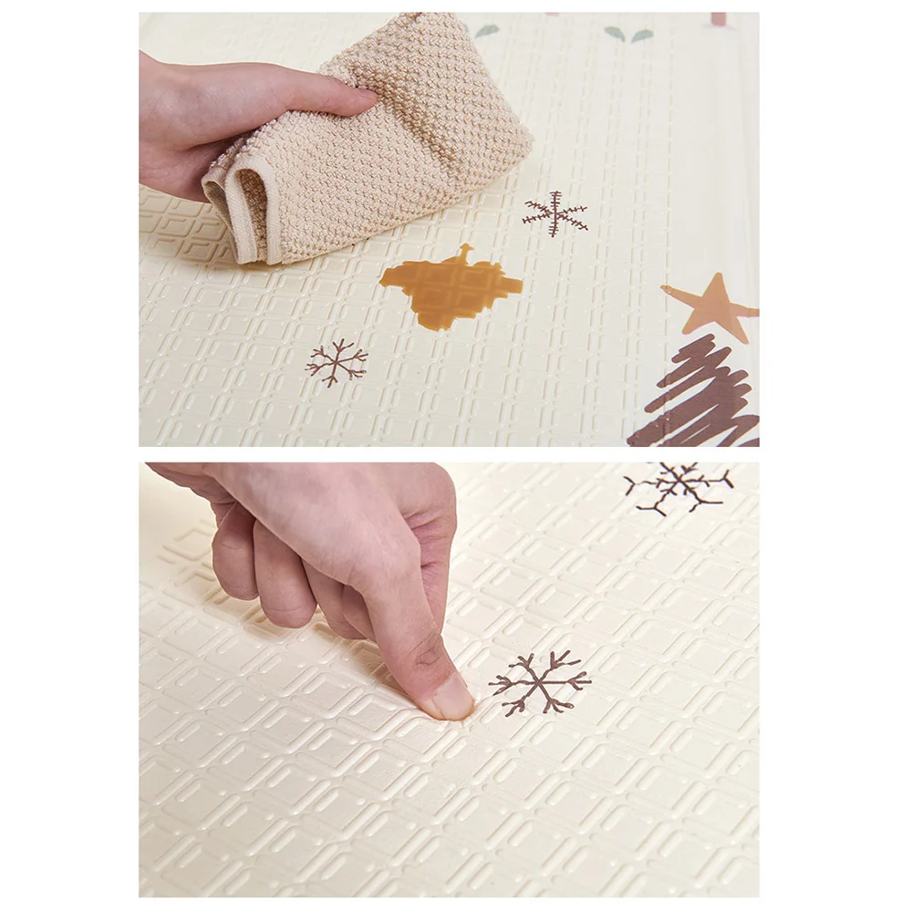 

DropShipping Baby Play Mat 200*180*1cm Crawling Mat Double Surface Baby Carpet Rug Developing Mat for Children Infant Blanket