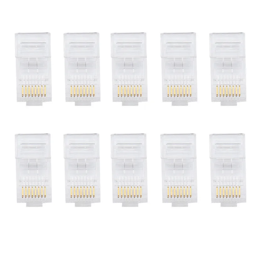 Сетевой соединитель Cat5 Cat5e высокого качества по заводской цене 10 шт.