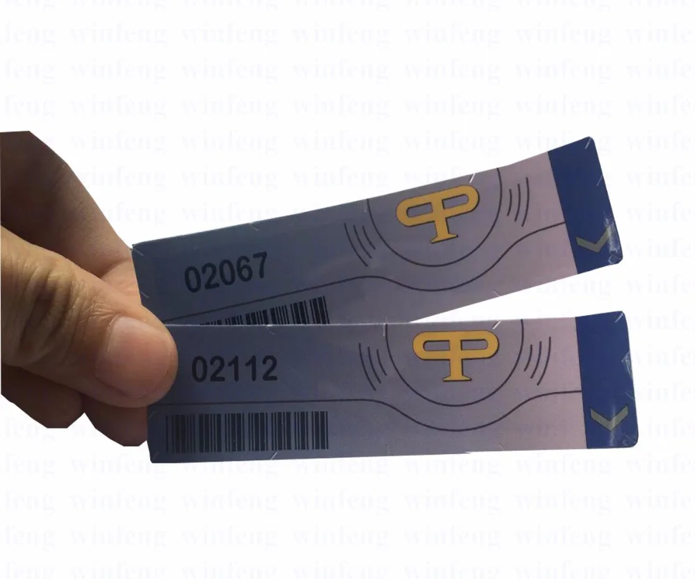 Водонепроницаемый UHF 860-960MHz одноразовый RFID браслет для бассейна