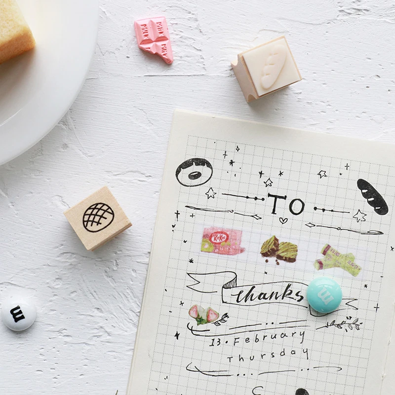 4 шт./компл. ясно Марки для скрапбукинга деревянные и резиновые DIY Craft очистить