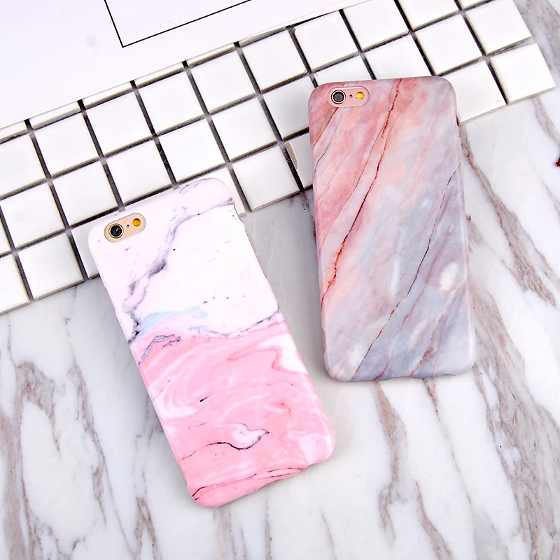 HOTR For iphone 7 Case Fashion Soft TPU Marble Stone Pattern Apple 6 6s plus Cover Phone Back |