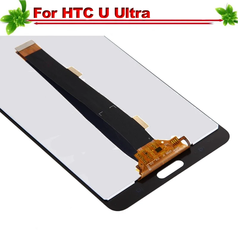 100% Tested for HTC U ULtra LCD Display Touch Screen Digitizer Assembly Replacement Ultra 5.7" Black | Мобильные телефоны и