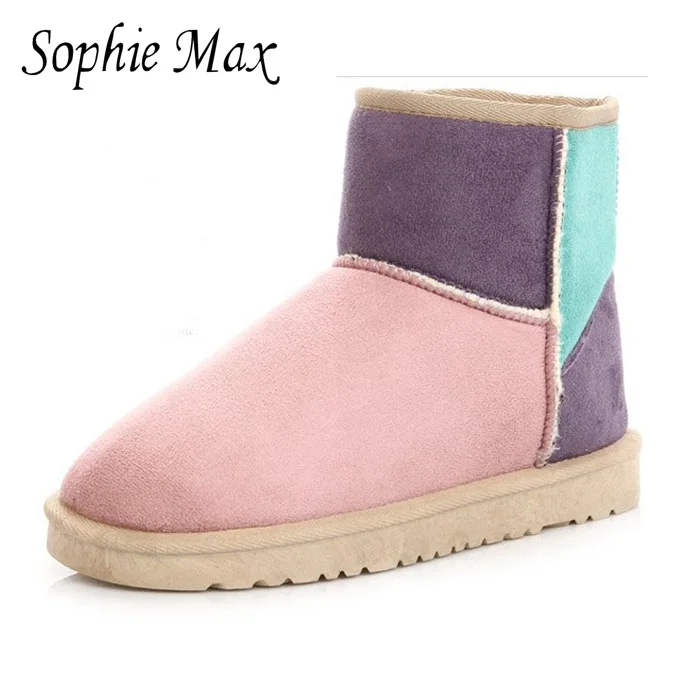 

sophie max classic thermal split joint color light anti-slippery keep warm shoes 950032