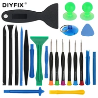 diyfix 23 in 1 laptop repair multi opening tools kit precision screwdriver set for cell mobile phone tablet pc