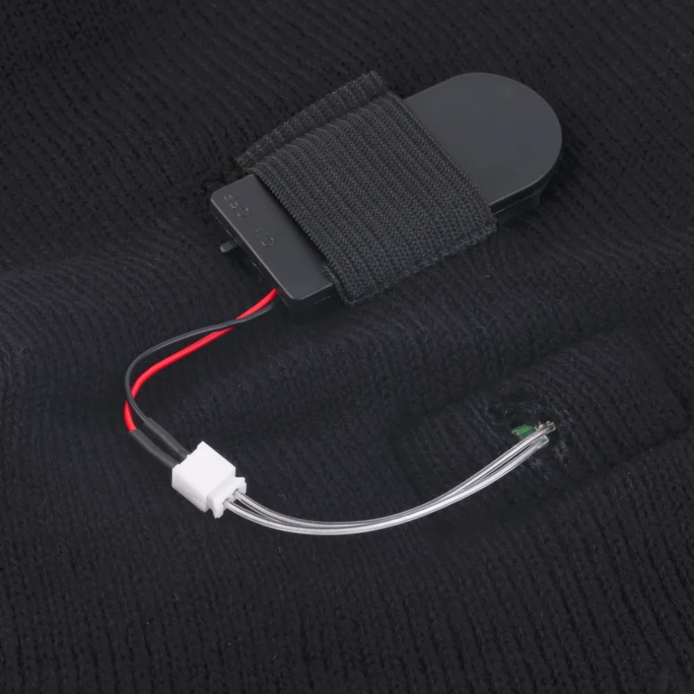 5 светодиодных шапок теплые зимние шапочки для рыбалки кемпинга черные шапки