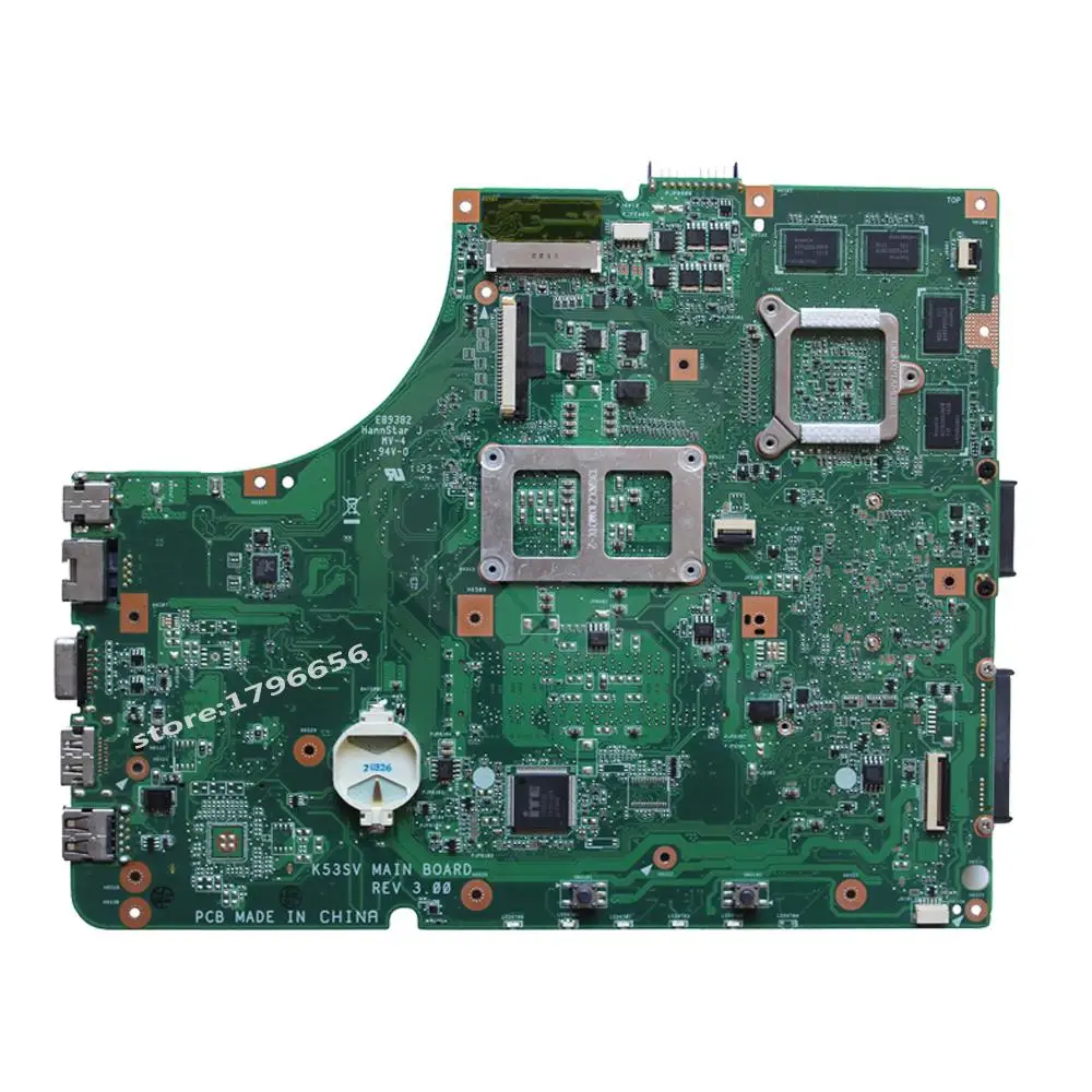 K53SV материнская плата для ноутбука ASUS K53SM K53SC K53SJ K53S A53S оригинальная материнская плата K53SV REV2.1/2,3/2,4 USB 3,0 GT540M 1G 8* памяти