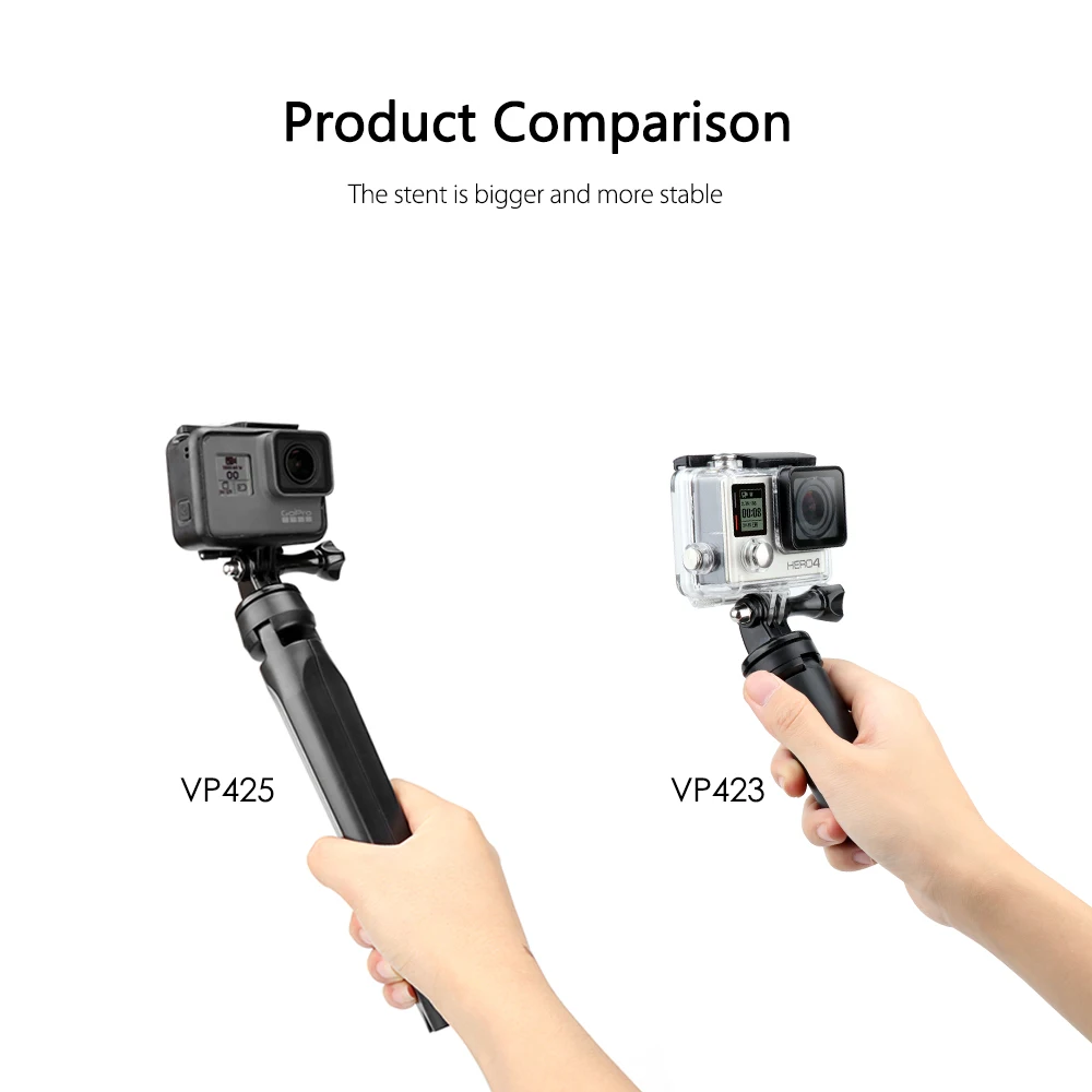 Vamson для Gopro Hero 7 6 5 Штатив Адаптер селфи палка для iPhone аксессуары для DJI OSMO для Xiaomi Xiaoyi Yi 4K камера VP425