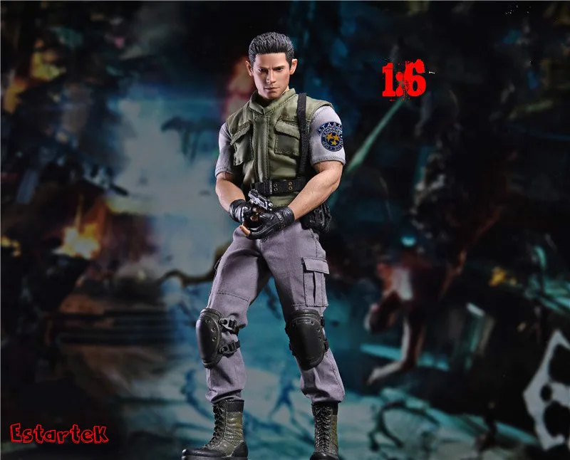 [ESTARTEK] ZCtoys 1/6 биохимическая полиция Криса Редфилда зомби полицейский 12 дюймов Коллекционная фигурка