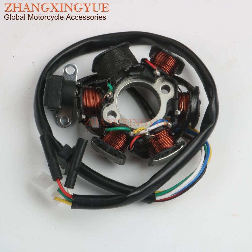 Скутер статор 6-8 полюс катушки для LONGJIA LJ125T GY6 125/150 152QMI 157QMJ 4-тактный |
