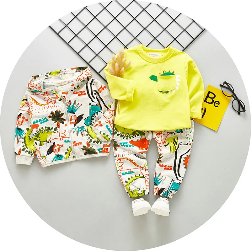 3 шт. комплекты детской одежды милые новые для маленьких девочек Повседневное