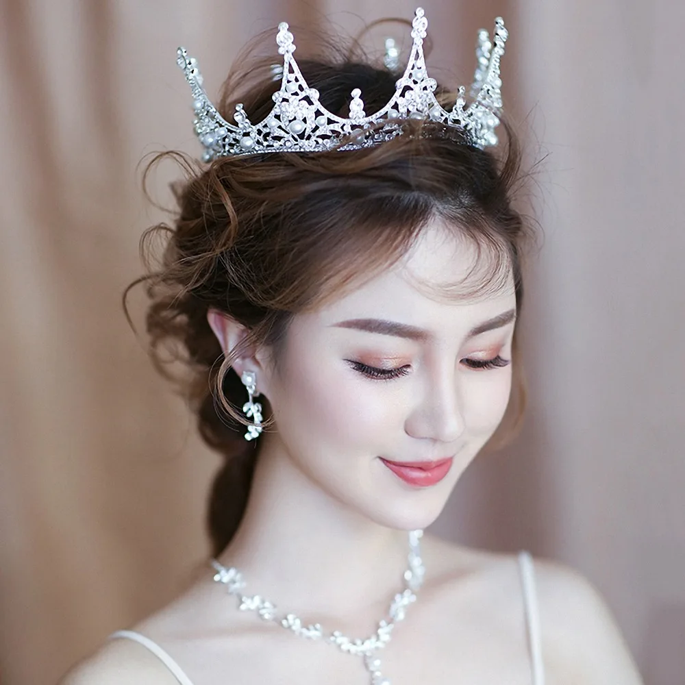 3 шт./компл. горный хрусталь имитация ободок на голову с жемчугом комплект