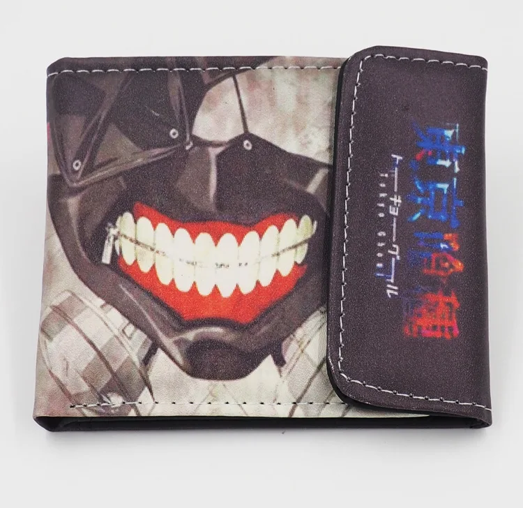 Японский аниме Токийский Гуль канеки Кен дизайн маски PU короткий кошелек тип A |