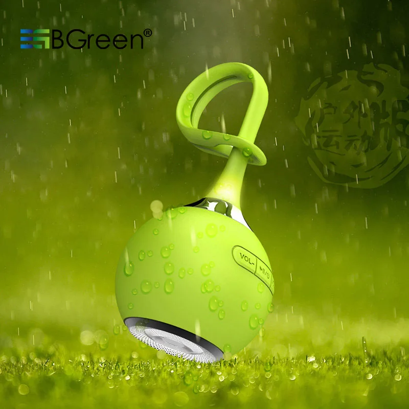 Bluetooth-Колонка BGreen компактная Водонепроницаемая с микрофоном и поддержкой SD-карты